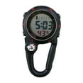 thumbnail image 2 of Digital Carabiner Watch Luminous Anti-scratch Precise Backpack Belt Pocket Clip on Watch for Outdoor Black, 2 of 13