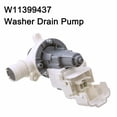 thumbnail image 3 of W11399437 Washer Drain Pump, Washing Machine Drain Pump Parts for Whirlpool Washer WTW6120HC2, WTW5057LW1, WTW5005KW0, 3 of 6