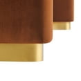 thumbnail image 6 of Koda Performance Velvet Waterfall Ottoman in Brass Rust, 6 of 10