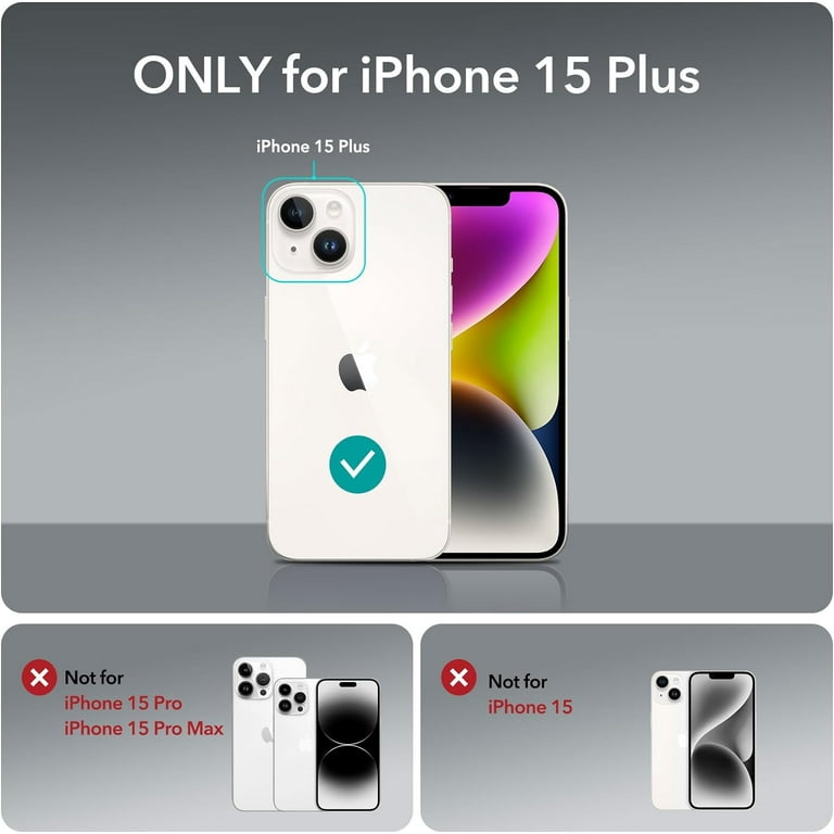 Original Silicone For Apple Clear Case iPhone 15 Pro Max Plus