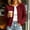 Red women long sleeve cardigan a1, variant on BRELIL Women's Fall Long Sleeve Cardigan Button Down Knit Sweater Open Front Casual Coat, Light Blue M