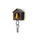 thumbnail image 2 of Birdhouse Key Ring - Brown House With Yellow Bird, 2 of 4