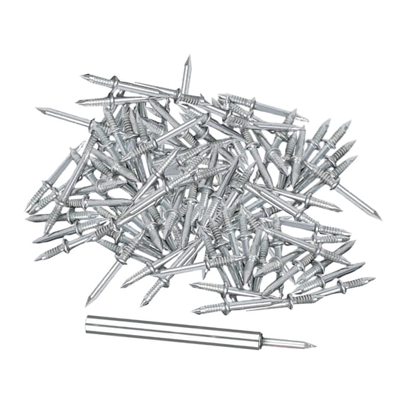 Guardoinrt Non Marking Nail Invisible Baseboard Finishing Nails Screws for concern of them Wood Veneer 50Pcs