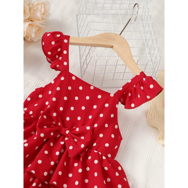 strapless open back dress Flora Cherry Red Midi Dress – Maison Safiyaa USA main image 1