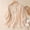 Khaki, variant on Women's Linen Round Neck Floral Embroidery 3/4 Sleeve Loose Irregular Hem Blouse Summer Soft Cotton