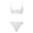D426/White, variant on Afdoent Women's Bikini Sets Womens Swimwear Summer Two Piece Swimsuit Adjustable Strap Beach Bikini Vacation Outfits