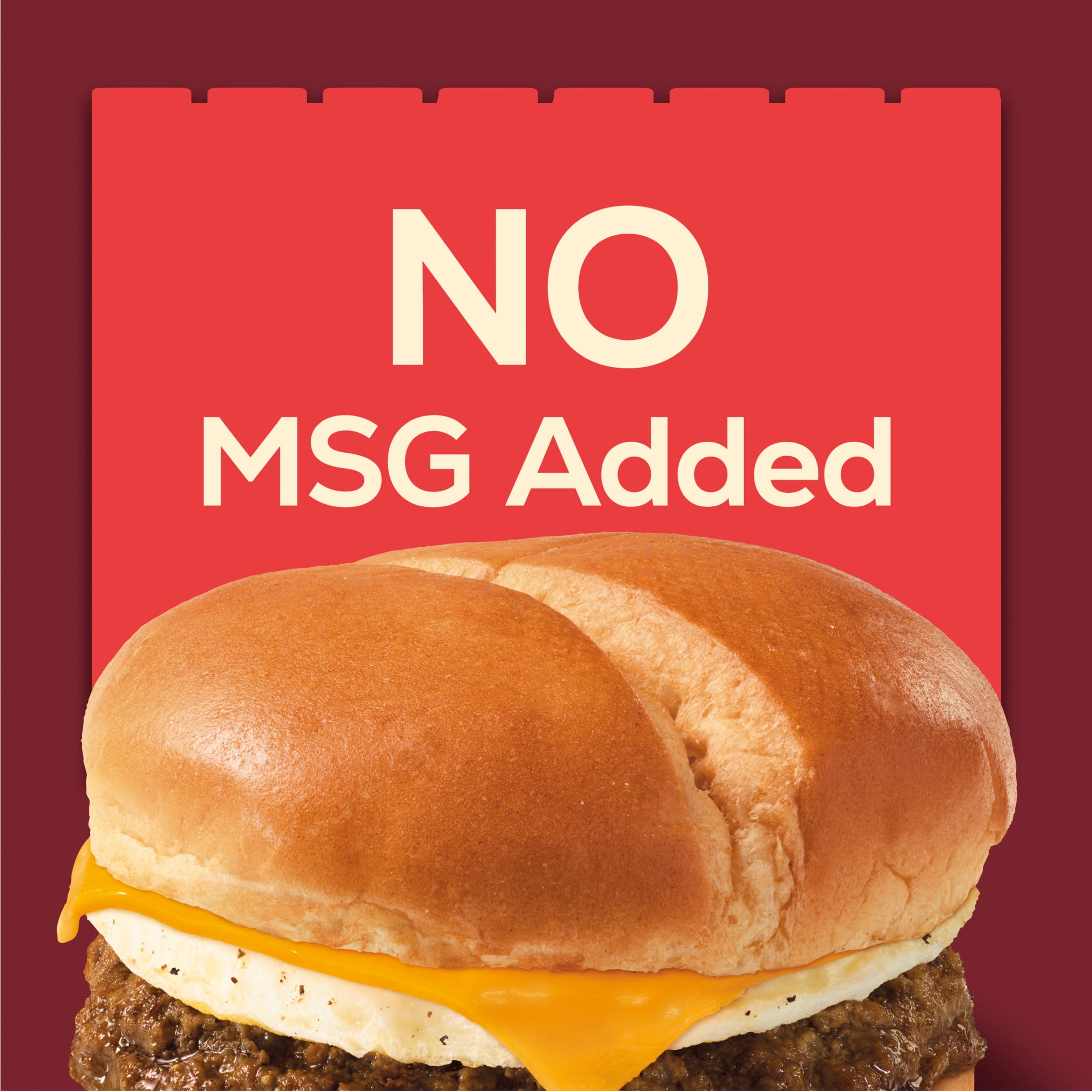 Jimmy Dean Protein Breakfast, Burger, Egg, Cheese Brioche, Fully Cooked Frozen Sandwiches, 2 Count