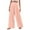#6Pink, variant on Byworldtasic Womens Trousers Womens Casual Loose Fit Palazzo Pants Elastic High Waist Lounge Long Pajama Wide Leg Trousers
