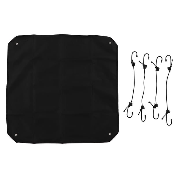 Cubierta de aire acondicionado para exteriores, tela Oxford 600D, impermeable, a prueba de polvo, cubierta protectora de aire acondicionado resistente al desgaste, 91x91cm/35,8x35,8 pulgadas
