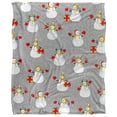 thumbnail image 2 of LOGOVISION Snowmen Silky Touch Back Super Soft Throw Blanket 50' x 60', 2 of 6