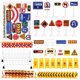 thumbnail image 1 of Juego de señales de tráfico para niños, juego de señales de tráfico, juguetes de señales de calle, kit de modelos para niños, 1 of 8
