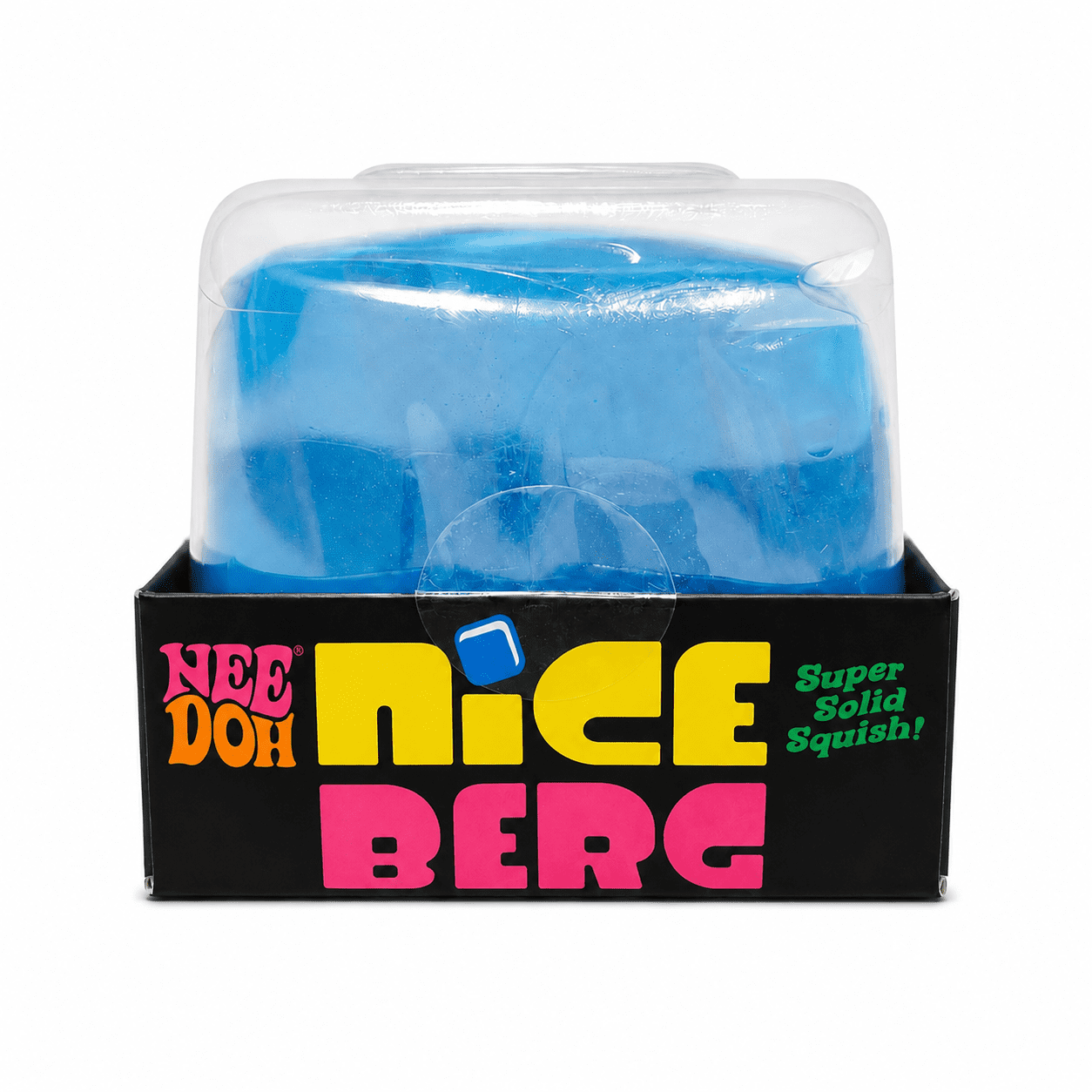 Nice Berg Super Solid Squish Sensory Fidget Stress Ball, Blue