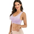 thumbnail image 4 of LELINTA Women's Seamless Mesh Racerback Sports Bra High Impact Support Workout Yoga Bra Red Size S-L, 4 of 9