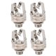 thumbnail image 1 of 4X Enchufe de Conector de Cable de Audio de Dos Canales Jack 6.5 con Un Interruptor Estéreo 6.5 Hembra para Guitarra, 1 of 5