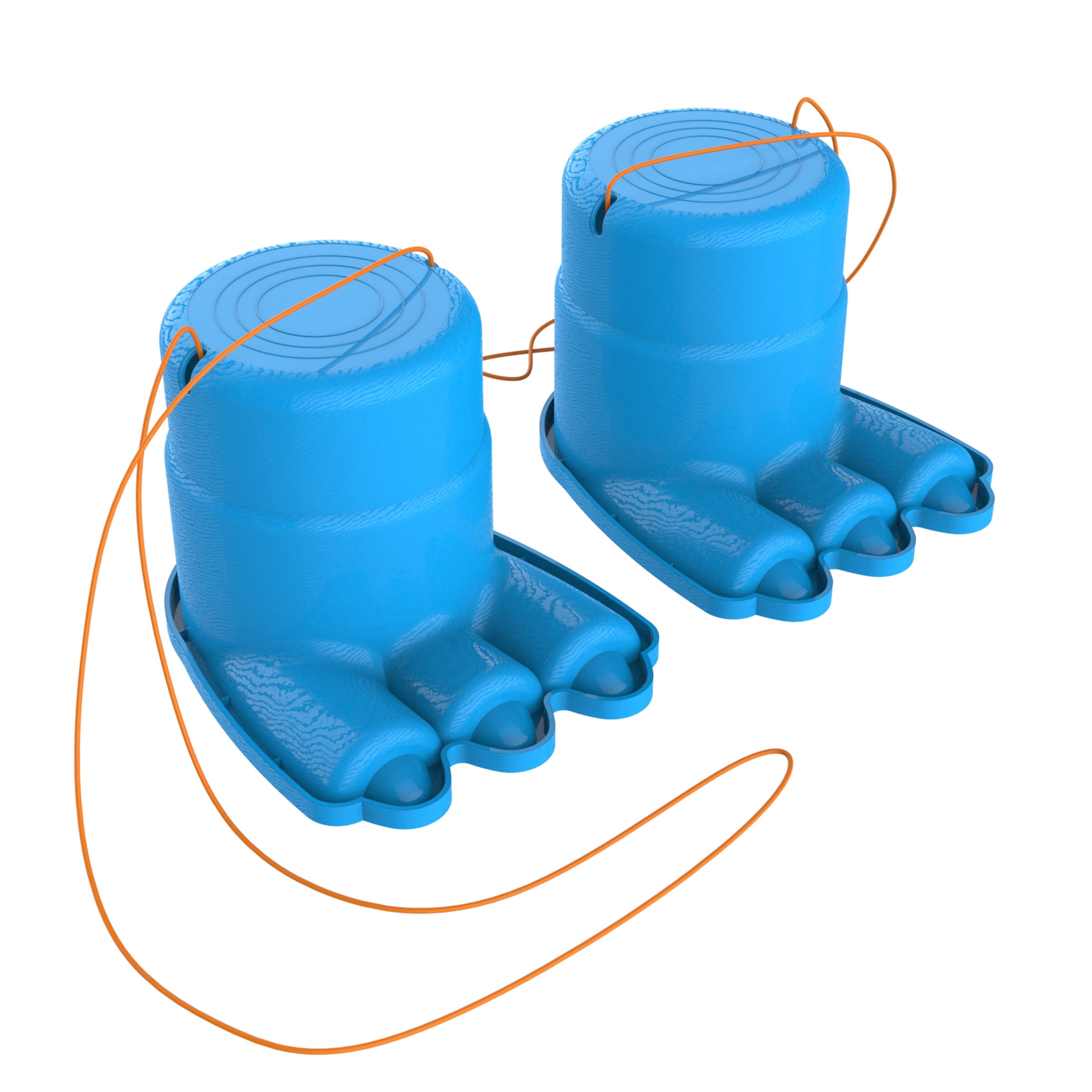 Monster Feet Stilts Childrens Walking Toy with Adjustable Rope for