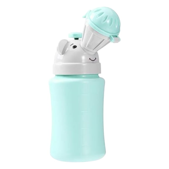 EDHITNR Portable Car Urinal for Boys, Leak Proof Silicone Sealed Potty for Kids, Children's Travel Urinal with Button Lid for Road Trips Bathroom Emergency
