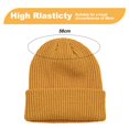 thumbnail image 2 of Gorros de invierno cálidos para hombre, gorro de punto acrílico con puño, gorro diario, 2 of 7