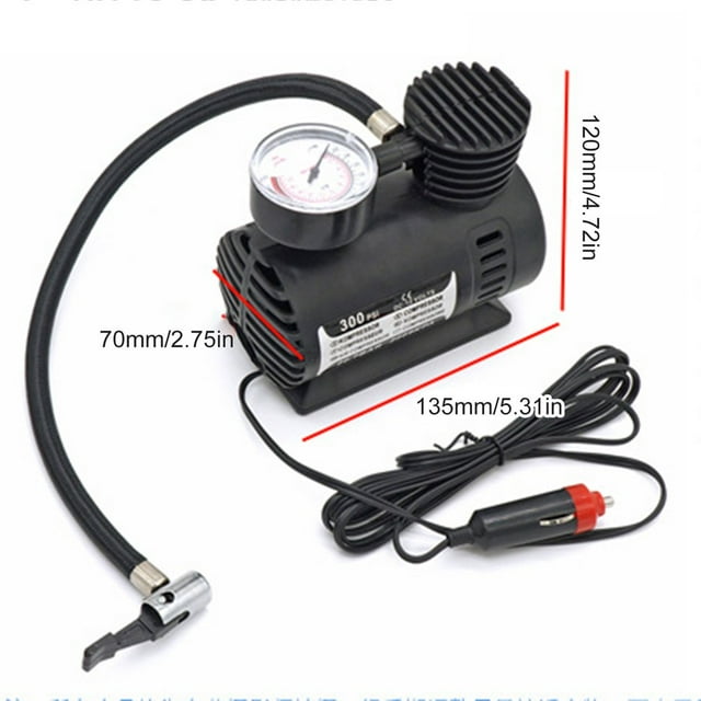 Joywa Mini Air Compressor 12V Automotive Durable Vehicle Tire Inflator Pump Car Part