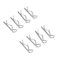 thumbnail image 3 of RC&nbsp;Car&nbsp;Body&nbsp;Clips, Stainless&nbsp;Steel Sturdy Silver Stainless&nbsp;Steel&nbsp;R&nbsp;Clips For 1/12 Remote Control Car ANGGREK Otros, 3 of 8