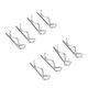 thumbnail image 3 of Clips R De Acero Inoxidable, Clips De Carrocería De Coche RC De Repuesto De Instalación Sencilla Para Coche De Control Remoto 1/12 ANGGREK RC Car R Clips, 3 of 8