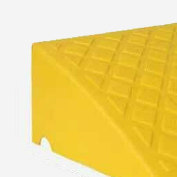 Steps Threshold Uphill Pad Uphill Speed Bumps Steps Black And Yellow Color Lightweight Plastic Pad Step Mat For Street Parking Yellow/9cm
