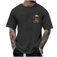 thumbnail image 2 of Cmfcve Graphic T-Shirt for Men Versatile Breathable Outdoor Shirt Short Sleeve Round Neck Sports Tops, 2 of 5