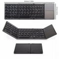 thumbnail image 2 of Bi-fold/Three Fold Wireless Foldable Keyboard Computer Office Silent Ultra-thin Portable Keyboard Three Systems Universal, 2 of 7