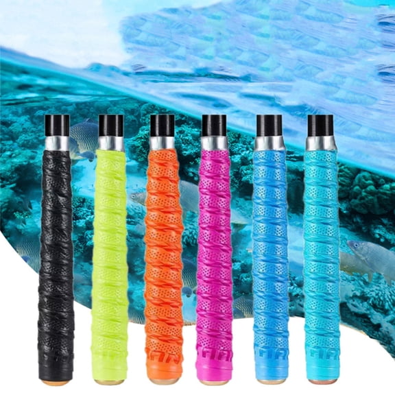 Thickened Silicone Handle Cover,Cold Shrink Handle Cover, Non Slip Durable Insulator Rubber Tool Grip Sleeves, Suit Diameters, 6.69" Fishing Rod Handle Gloves,Black