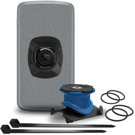 Quad Lock Universal Fit Cell Phone Bicycle Mount Kit V2 - Black/Blue