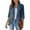 YY#-Dark Blue 02, variant on JULMCOMO Lightweight Duster Top 3/4 Sleeve Light Weight Cardigan Women Open Front Shrug Cardigan Solid Color Dressy Casual Soft Floral Cardigan