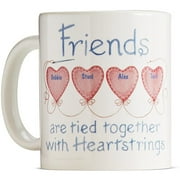 Personalized Friends Heartstring Coffee Mug, 15oz