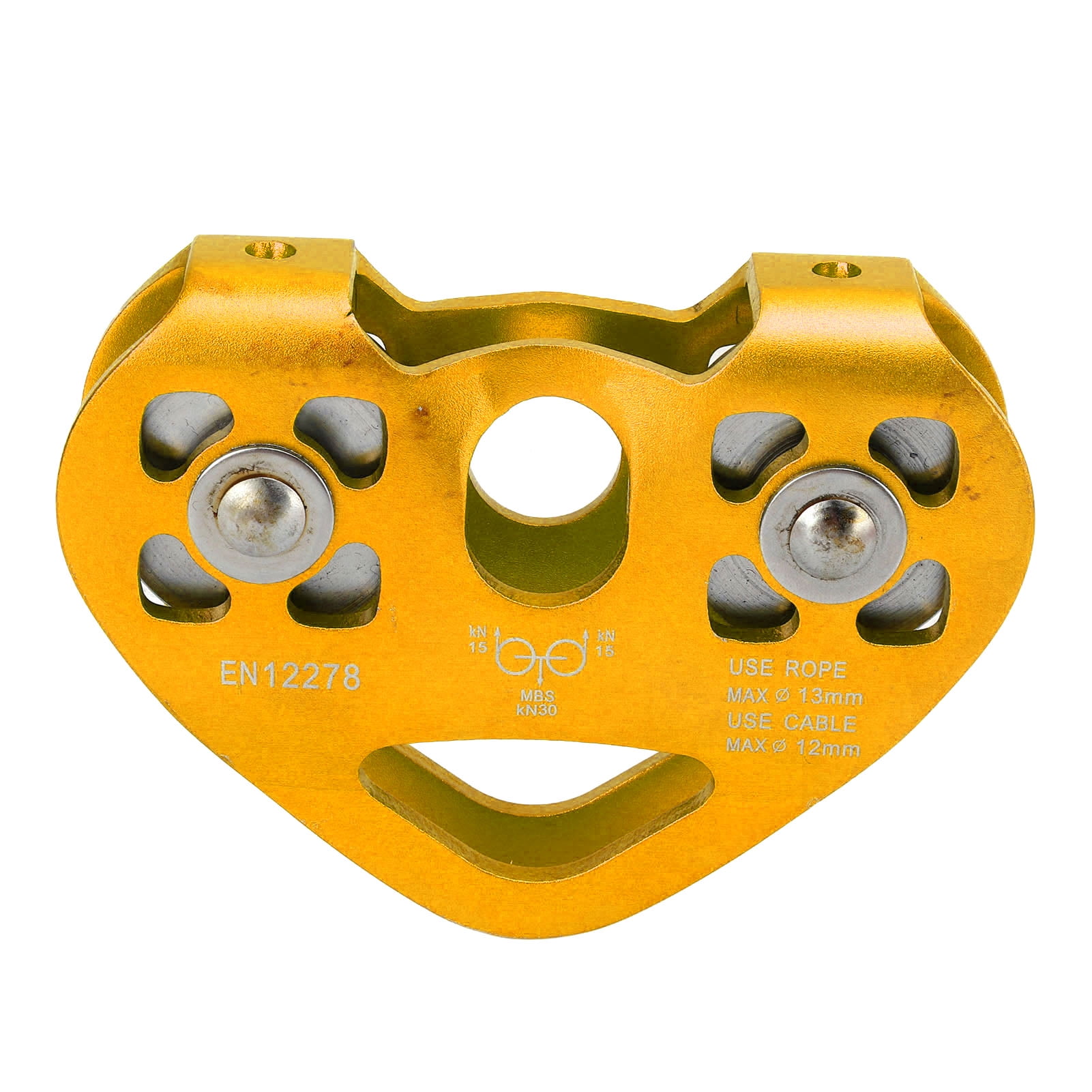 Zipline Pulley, Lightweight Wear Resistance 30KN Climbing Pulley For
