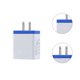 thumbnail image 2 of Cateissary rápido de 3 puertos para 3 USB para de teléfono móvil para Adaptador de de pared Cargadores de dispositivos electrónicos enchufe azul y estadounidense Enchufe de EE. UU., 2 of 5