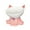 Pink, variant on Tony Hoby Cat and Dog Food Bowl, 6.1 fl oz Pet Bowl with Cute Kitten Ears and Legs, Microwave/Dishwasher Safe, Small Dog Cat Water Bowl