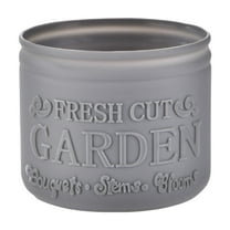 Small Plastic | Indoor Desktop Planters | 3.7x3.7x3.1 Inch | White, Black, Gray | Non-Slip Base | Decorative Flower Pot