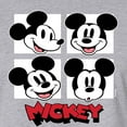 thumbnail image 3 of Mickey & Friends - Mickey Grid - Juniors Cropped Cotton Blend T-Shirt, 3 of 5