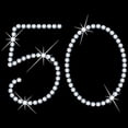 thumbnail image 3 of CafePress - Faux Rhinestone 50Th Birthda - Women's Dark Pajamas, 3 of 4