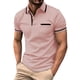 thumbnail image 1 of camisa de hombre súper ligera manga corta casual ropa de hombre rosa/2xl, 1 of 8