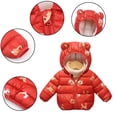 thumbnail image 3 of Beautyzll Baby Boys Girls Winter Jacket Outwear Toddler Hooded Puffer down Coat 1-5T, 3 of 9