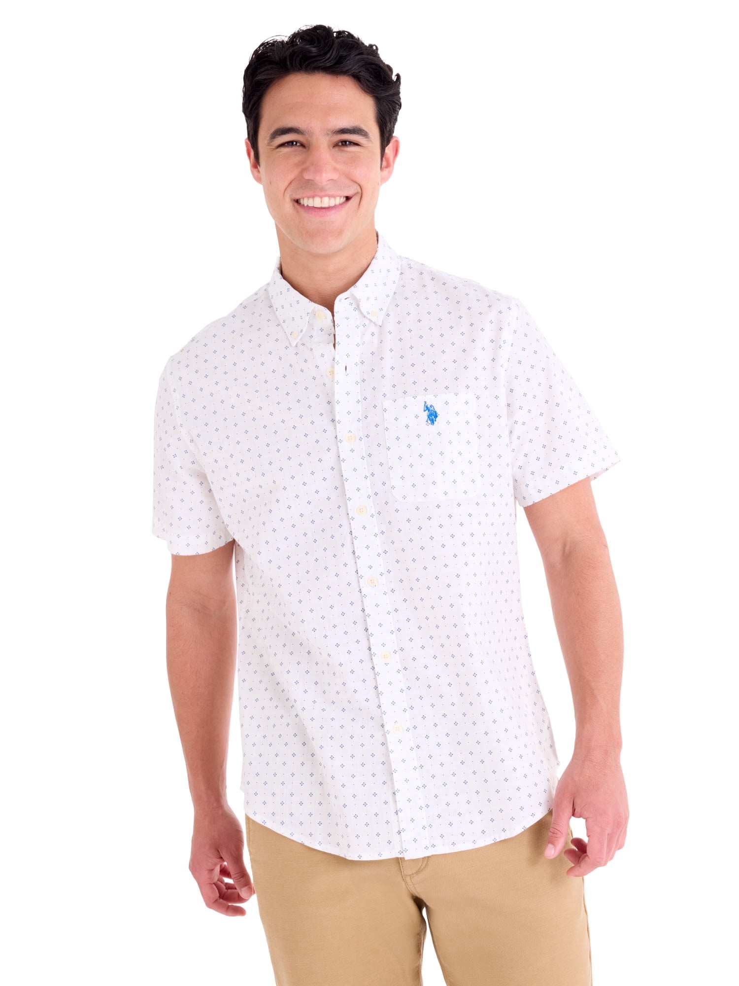 U.S. Polo Assn. Men's Short Sleeve Buttondown Shirt