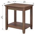thumbnail image 4 of Mainstays Traditional End Table, Walnut Finish, 4 of 7