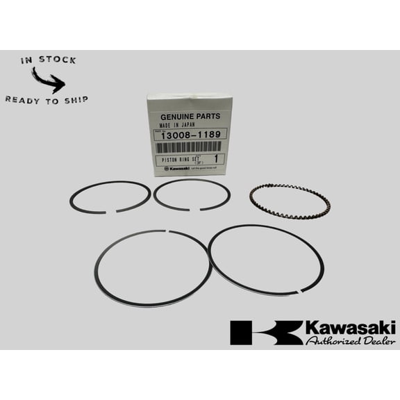 Kawasaki Genuine OEM Piston Ring Set 13008-1189