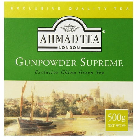 Ahmad Tea Loose Leaf Green Tea, Gunpowder, 17.64 Ounce