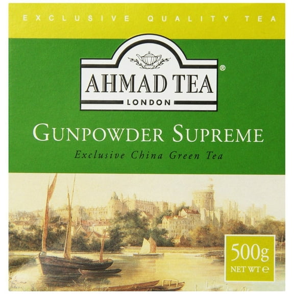 Ahmad Tea Loose Leaf Green Tea, Gunpowder, 17.64 Ounce