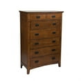 thumbnail image 3 of Sunset Trading Tremont Bedroom 5-Piece Wood King Bedroom Set in Chestnut, 3 of 5