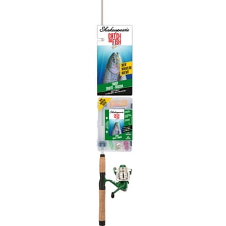 Shakespeare Youth Spinning Combo: 5'6" Medium Power, Lightweight Fishing Pole, Amphibian Rod and Reel, Blue - Walmart.com Shakespeare Youth Spinning Combo: 5'6" Medium Power, Lightweight Fishing Pole, Amphibian Rod and Reel, Blue - Walmart.com