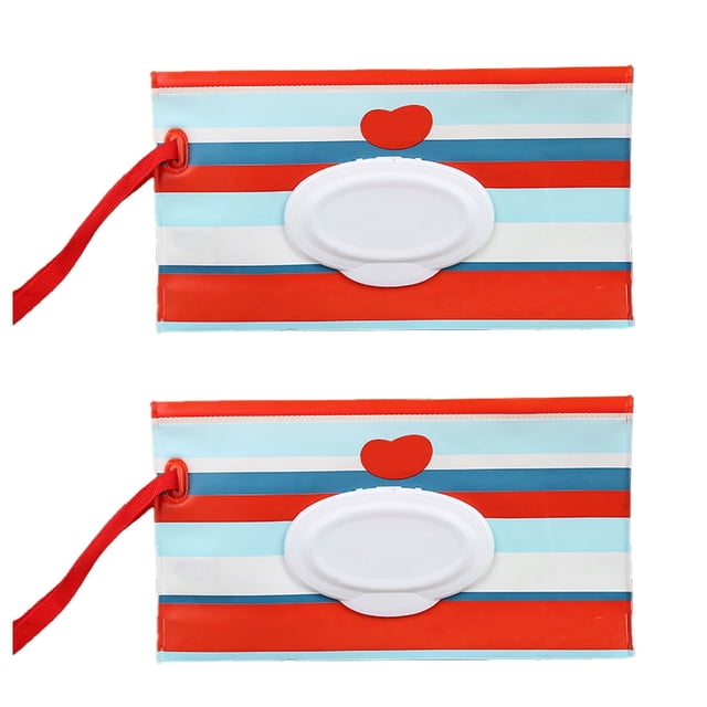 Distributeur de Lingettes pour Bébé, Porte-Lingettes Portable Rechargeable, Contenant de Lingettes pour Bébé, Distributeur de Lingettes, Pochette Réutilisable de Lingettes Humides de Voyage