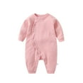 thumbnail image 3 of Esaierr Unisex Baby Coveralls Jumpsuit Organic Cotton Long-Sleeve Bodysuits Boys Girls Spring Fall Onesies for Newborn Infants 0-24 Months, 3 of 7