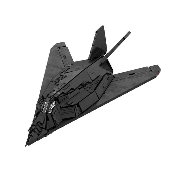Attack Aircraft Building Blocks Set for F-117 Nighthawk Airplane MOC Bricks Toys 1134pcs