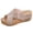 White, variant on Women's D𝗋essy We𝖽ge Sandals Round Open Toe Clogs Sandles Casual Vacation Beac𝗁 Slides Summer Fashion Crisscross Strap Sandal Comfortable Wide Width Shoes